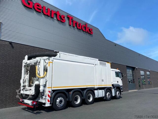 Suction vehicle MAN TGS 35.440 10X4-6 BL TRIDEM RSP SAUGBAGGER/SUCT...