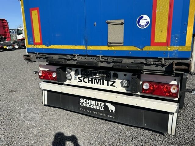 Open semitrailer with tarp Schmitz Cargobull SCS 24 Rungentaschen Alufelgen Palettenkasten