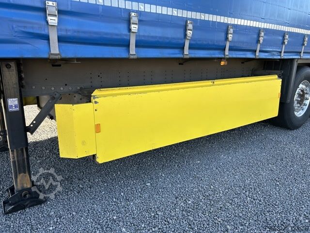 Open semitrailer with tarp Schmitz Cargobull SCS 24 Rungentaschen Alufelgen Palettenkasten