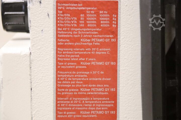 Vacuum pump 4 kW 80 m³/h Rietschle KTA 80/1