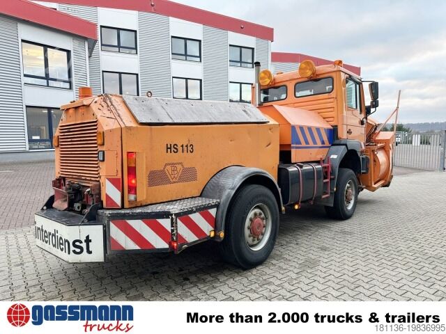 Road sweeper MAN 19.464 4x4 BB, Schneefräse mit Separatmotor