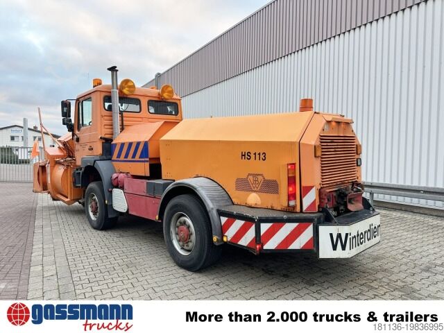 Road sweeper MAN 19.464 4x4 BB, Schneefräse mit Separatmotor