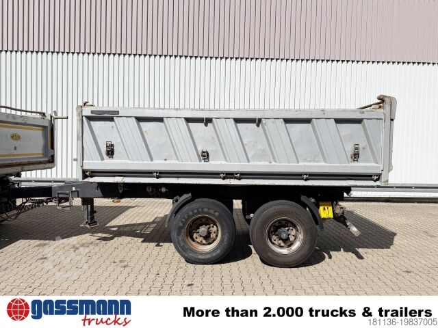Dreiseitenkipper Anhänger Meiller MZDA 18/21, Stahlbordwände, ca. 10m³