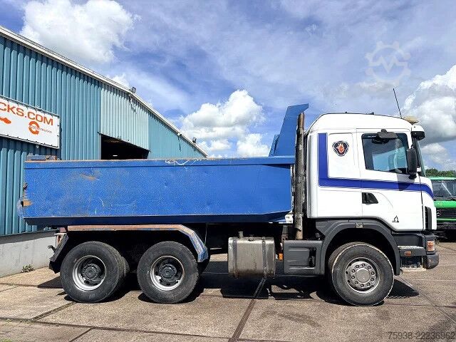 Tipper Scania R124-470 C 6x4 FULL STEEL KIPPER (MANUAL GEARBO...