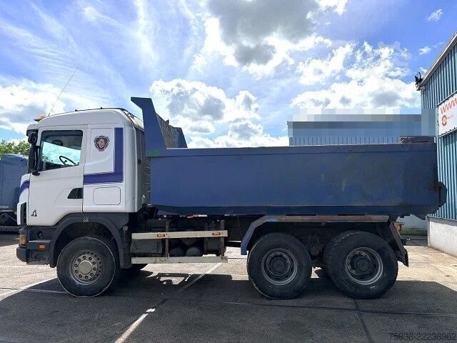 Tipper Scania R124-470 C 6x4 FULL STEEL KIPPER (MANUAL GEARBO...
