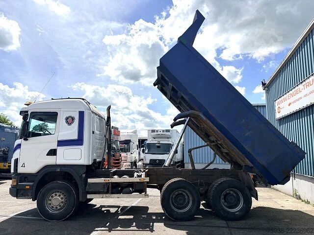 Tipper Scania R124-470 C 6x4 FULL STEEL KIPPER (MANUAL GEARBO...