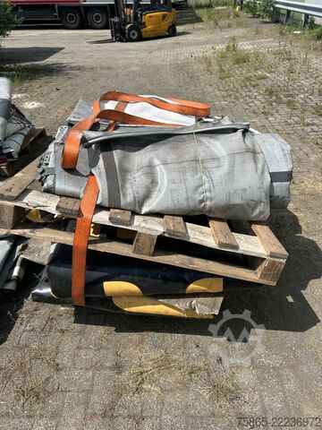 Curtain sided Schuifzeilen 6x Pallets met 16 stuks / Div Kleuren en Maten ...