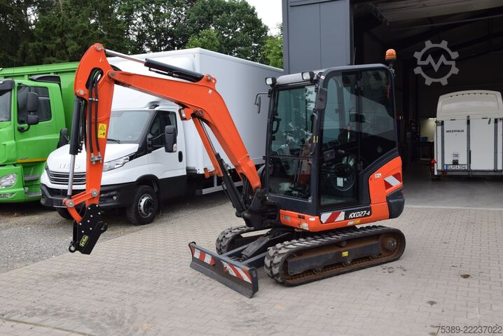 Mini excavator Kubota KX 027-4 Minibagger 2,7 Tonnen SW MS03