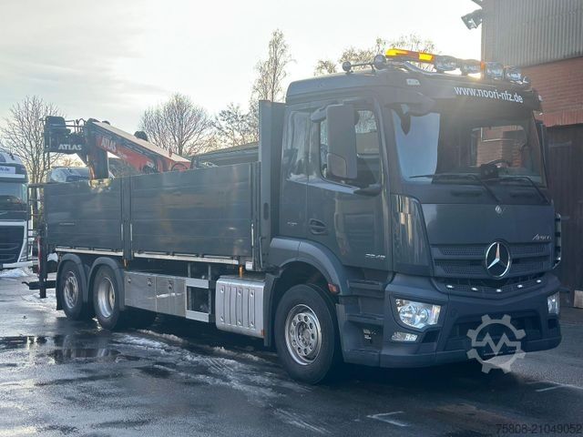 Autokran MERCEDES-BENZ Antos 2646 Baustoff Atlas 206.3 Lift/Lenk AHK