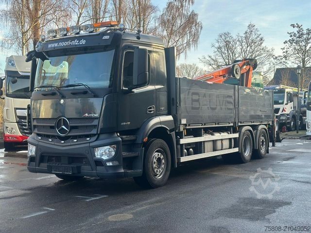 Autokran MERCEDES-BENZ Antos 2646 Baustoff Atlas 206.3 Lift/Lenk AHK