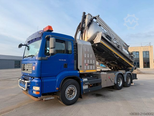Saugwagen MAN TGA 26.400 6x4 MORO 13.700 l. ADR Edelstahl