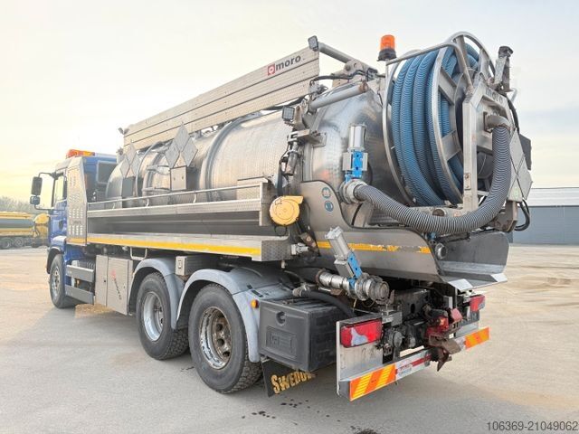 Saugwagen MAN TGA 26.400 6x4 MORO 13.700 l. ADR Edelstahl