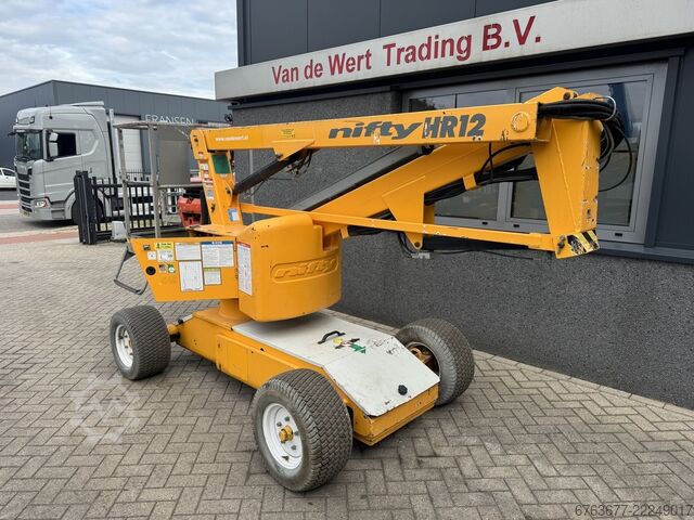 Niftylift Nifty HR12 NE Articulating Boom Lift 4x2 Electric 2012 12m Working Height NIFTYLIFT HR12 NE Knikarmhoogwerker 4x2 Elektrisch 2012 12M werkhoogte