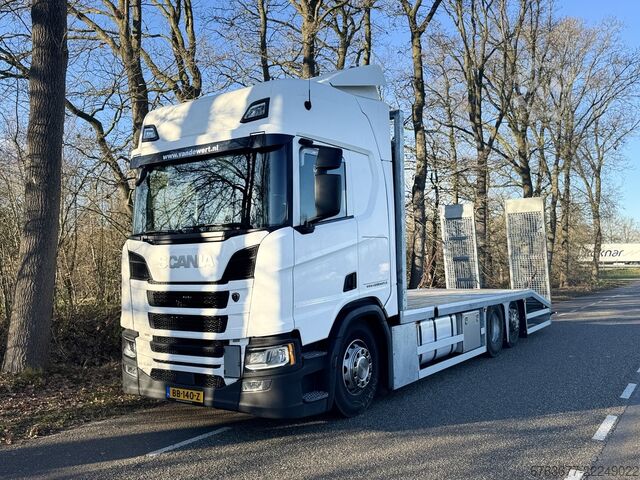 Scania R450 NGS 6X2 Machine Transporter / Low Loader Truck Euro 6 Automatic - Full Air Suspension -  SCANIA R450 NGS 6X2 Machine Transporter / Oprij Vrachtwagen Euro 6 Automaat - Full Air - 2019