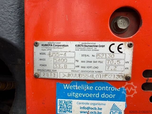 Minibagger Kubota U 55-4