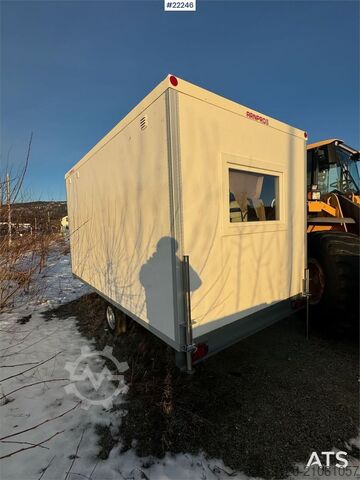 Arnpro wheeled cabin with living area and toilet  Arnpro wheeled cabin with living area and toilet