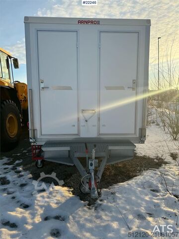 Arnpro wheeled cabin with living area and toilet  Arnpro wheeled cabin with living area and toilet