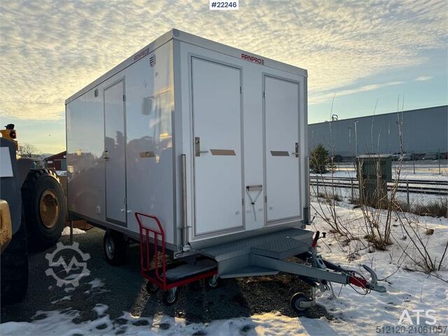 Arnpro wheeled cabin with living area and toilet  Arnpro wheeled cabin with living area and toilet