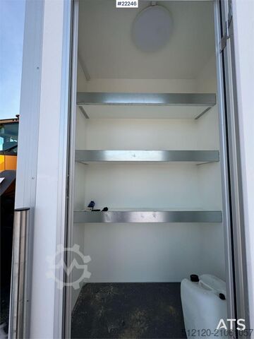 Arnpro wheeled cabin with living area and toilet  Arnpro wheeled cabin with living area and toilet