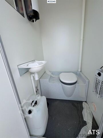 Arnpro wheeled cabin with living area and toilet  Arnpro wheeled cabin with living area and toilet
