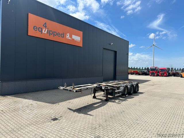 Container transportation D-TEC FLEXITRAILER / 45FT HC MULTI / BPW + drumbrakes...