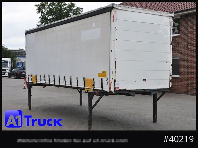 Wechselbrücke mit Pritsche & Plane WECON WPR 745, verzinkt, 2520  innen, Code XL