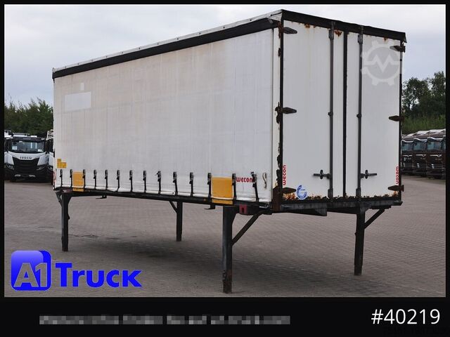 Wechselbrücke mit Pritsche & Plane WECON WPR 745, verzinkt, 2520  innen, Code XL