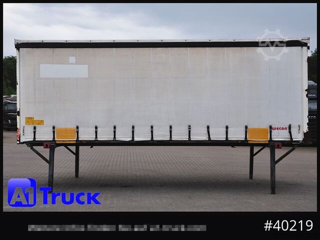 Wechselbrücke mit Pritsche & Plane WECON WPR 745, verzinkt, 2520  innen, Code XL