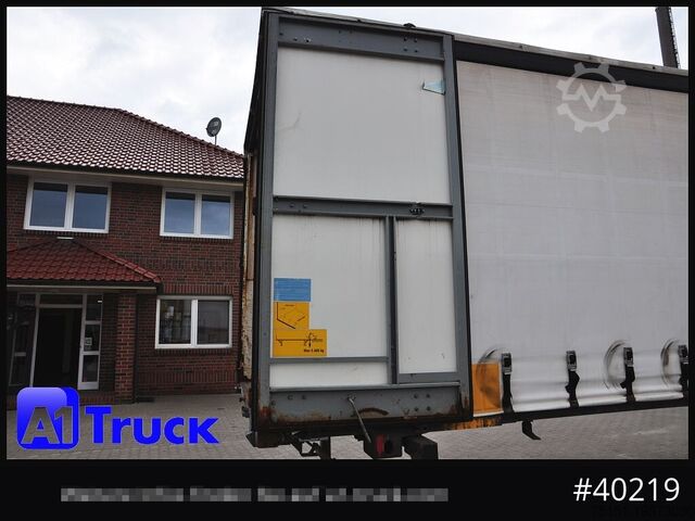 Swap body with flatbed & tarp WECON WPR 745, verzinkt, 2520  innen, Code XL