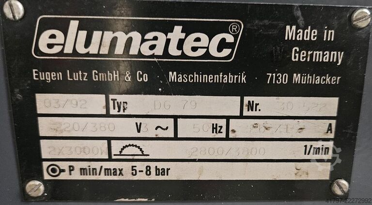 Doppelgehrungssäge Elumatec DG 79 Elumatec DG 79