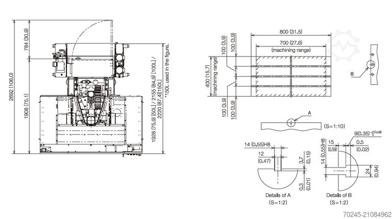 Fräsmaschine CNC BROTHER SPEEDIO i700 SPEEDIO i700