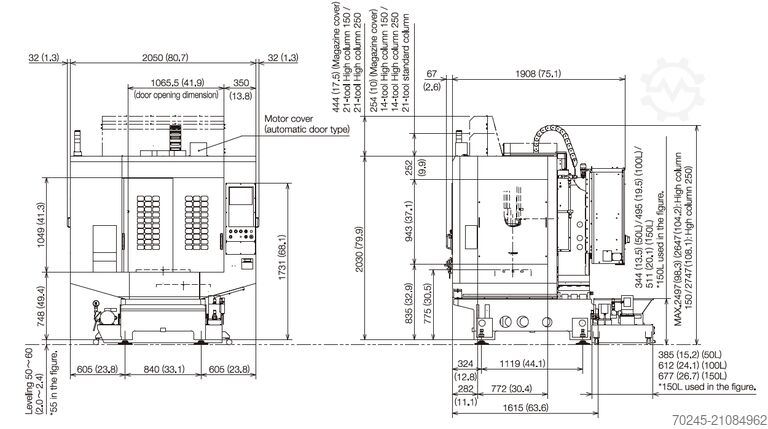 Fräsmaschine CNC BROTHER SPEEDIO i700 SPEEDIO i700
