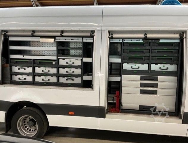 High top van MERCEDES-BENZ Sprinter 516 CDI Maxi Klima LED Werkstatt Rollo