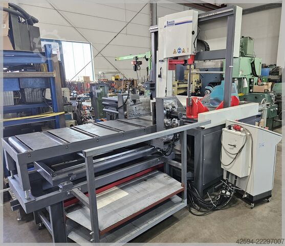 Vertical bandsaw automatic machine with miter capability BAUER VG 550ZA