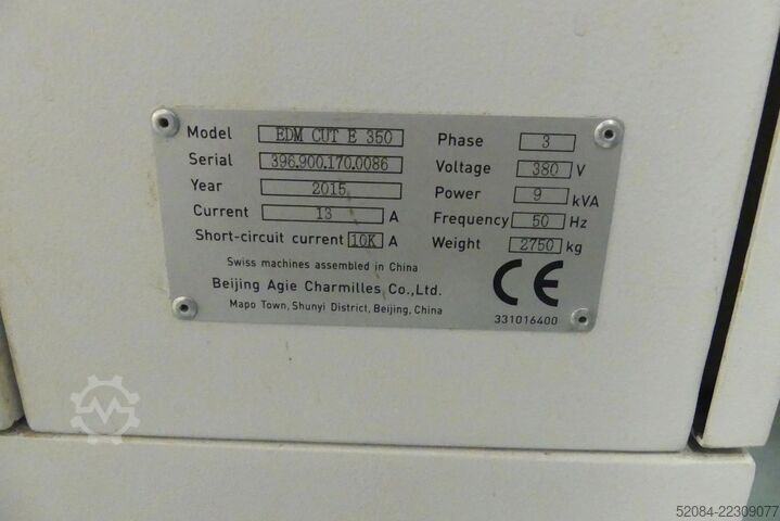 Agie Charmilles Drahterodiermaschine AGIE CHARMILLES EDM CUT E 350