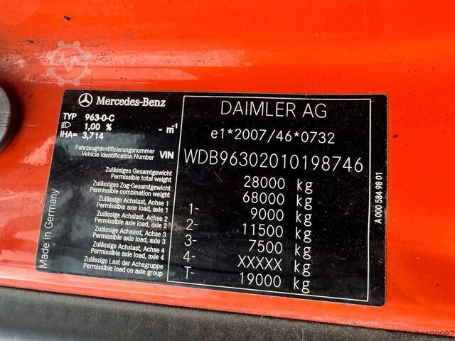 Hakenarmsystem Mercedes-Benz Actros 2548 2648 2848 6X2 HIAB MULTILIFT HAAKARM