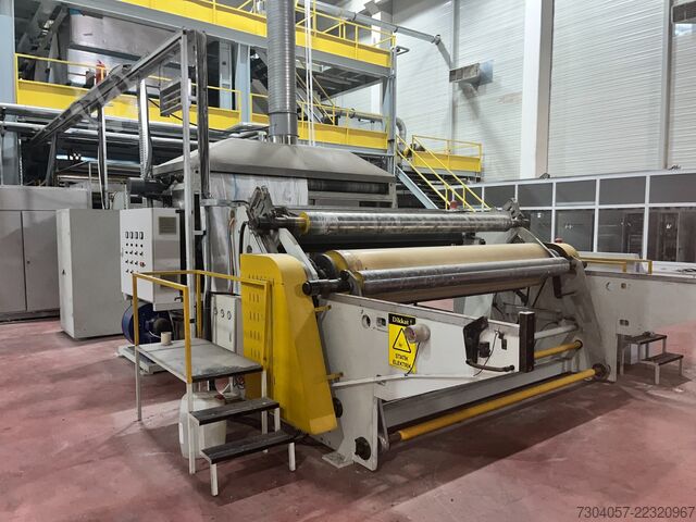 Nonwoven Fabric Production Line DongYang Aalong Nonwoven AL 2400 SS PP Spun-Bond Machine Line