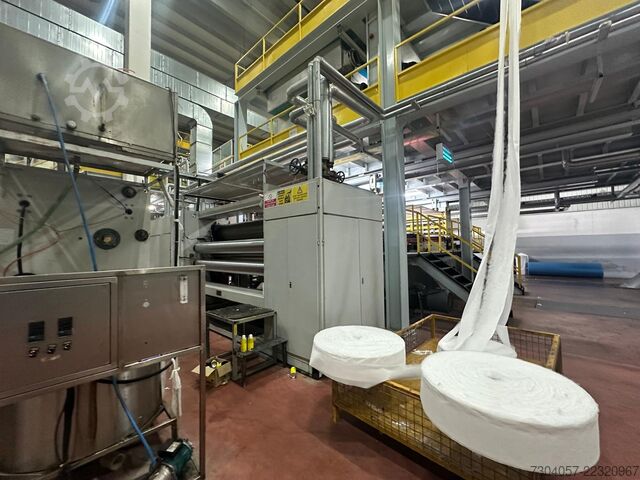 Nonwoven Fabric Production Line DongYang Aalong Nonwoven AL 2400 SS PP Spun-Bond Machine Line