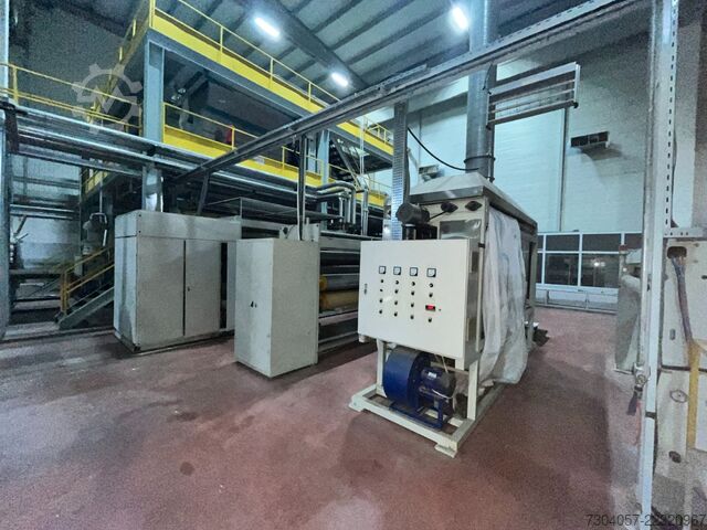Nonwoven Fabric Production Line DongYang Aalong Nonwoven AL 2400 SS PP Spun-Bond Machine Line