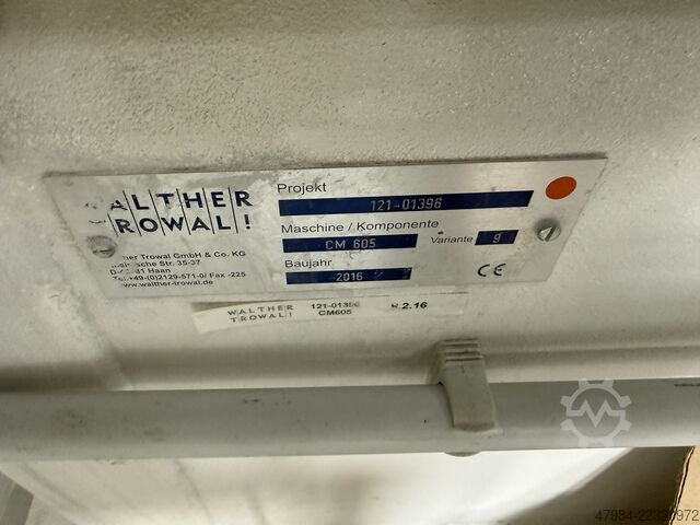 Trowalisieranlage WALTHER TROWAL CM 605