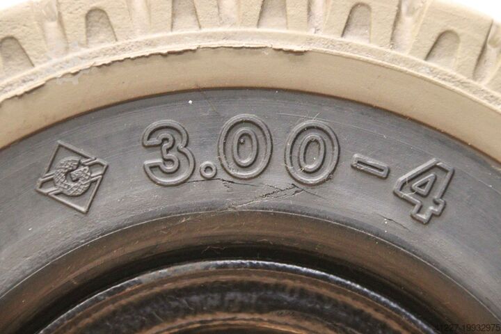 Solid rubber tires 2 pieces Gumasol Softy 3.00-4