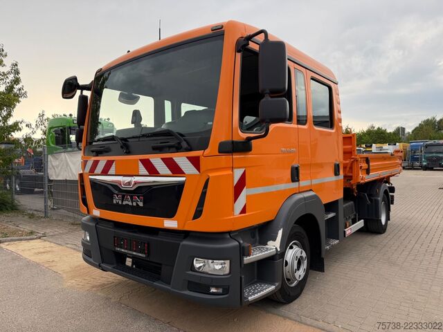 Tipper truck MAN TGL 12.250 Meiller/DoKa 6Sitze/2xAHK/Klima/EURO6