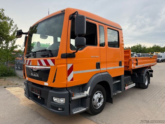 Tipper truck MAN TGL 12.250 Meiller/DoKa 6Sitze/2xAHK/Klima/EURO6