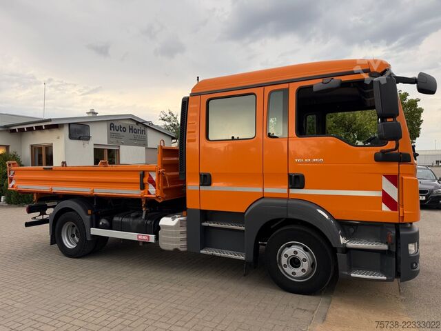 Tipper truck MAN TGL 12.250 Meiller/DoKa 6Sitze/2xAHK/Klima/EURO6