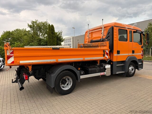 Tipper truck MAN TGL 12.250 Meiller/DoKa 6Sitze/2xAHK/Klima/EURO6