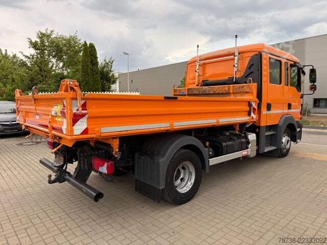 Tipper truck MAN TGL 12.250 Meiller/DoKa 6Sitze/2xAHK/Klima/EURO6