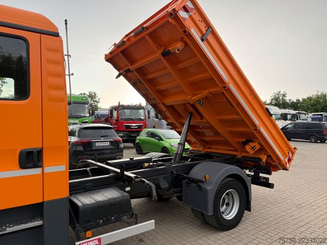Tipper truck MAN TGL 12.250 Meiller/DoKa 6Sitze/2xAHK/Klima/EURO6