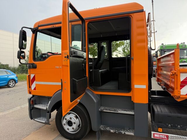 Tipper truck MAN TGL 12.250 Meiller/DoKa 6Sitze/2xAHK/Klima/EURO6