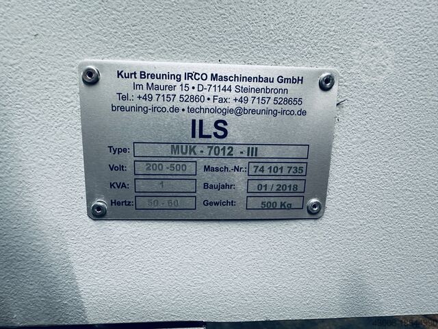 Stangenzuführung Breuning IRCO MUK 7012