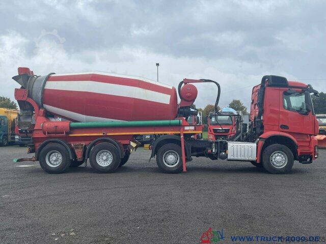 Mobile concrete mixing plant Mercedes-Benz Arocs 2051 4x4 Stetter 10m³ Deutscher LKW